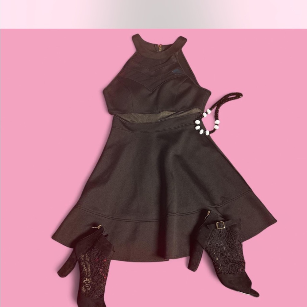 Rue21 Black sleeveless mini dress